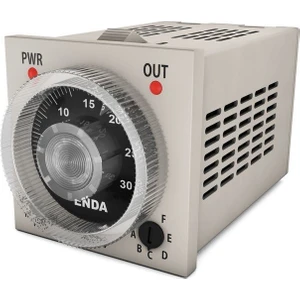 ATP4-UV-K07-12  Multi Fonksiyonlu Analog Zaman Rölesi Scala/0…12 90-250V Ac 50/60Hz  Enda