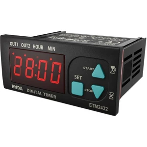 ETM2432-230  Dijital Zaman Rölesi  77X35MM 230V Ac +%10-%20 50/60Hz  Enda