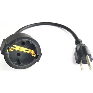 Amerikan Priz Çevirici Kablolu Topraklı