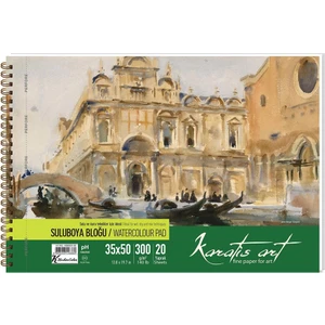 Keskin Color Karatis Art 300GR 35X50 20 Yaprak Spiralli Suluboya Blok 488002-99