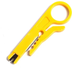 Kablo Soyucu Kep Kep Kablo Soyma Aparatı Krone Bıçağı Stripper Bıçak Crimper Kablo Sıyırıcı