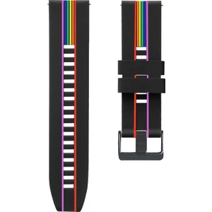 Huawei Izle Gt 2 Pro Siyah Için Silikon Kordon Bandosu