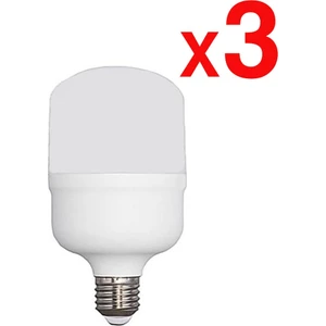 Cvs 3 Adet 20W Jumbo Torch LED Ampul E-27 Beyaz Işık
