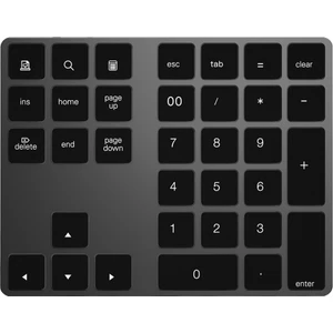 BT181 34 Bluetooth Numerik Küçük Tuş Takımı Klavye - Siyah (Yurt Dışından)
