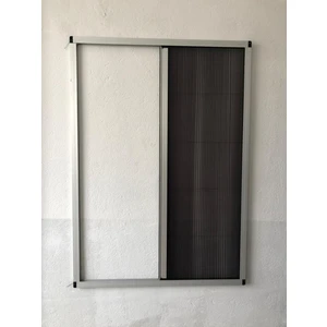 Ertaş Yapı Pileli Kapı ve Pencere Sinekliği Eloksal Gri