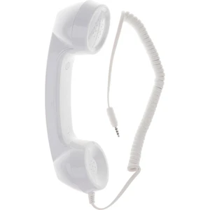 3.5mm Retro Telefon Ahizesi - Beyaz (Yurt Dışından)