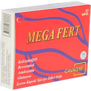 Mega Fert Koenzim Q10 200 Mg 30 Kapsül