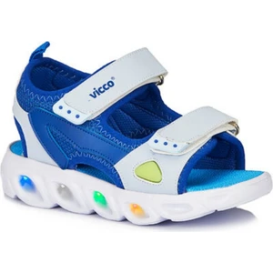 Roy Erkek Çocuk Işıklı Saks Mavi Bebe Patik Sandelet 332.P21Y.188 (2)