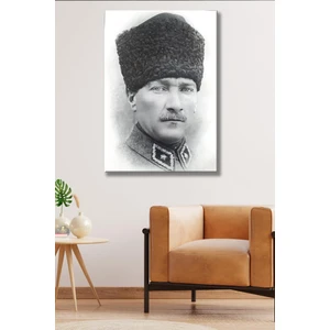 Fupe Shop Mustafa Kemal Atatürk Portre  - 106829 -  Dekoratif Duvar Kanvas Tablo
