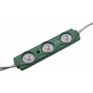 Hazar Led 12 Volt 1.2 Watt 3’lü Mercekli 2835 Modül Led Yeşil (10 Adet)