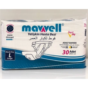 Mavvel Belbantlı Yetişkin Hasta Bezi 120 Adet4x30 - L Beden