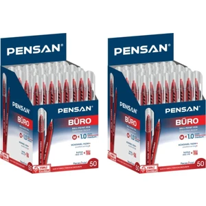 Büro Tükenmez Kalem 1mm 2270 Kırmızı 100'LÜ