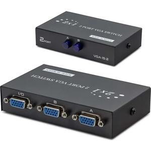2 Port VGA Switch Kayıt Cihazı Için VGA Seçici