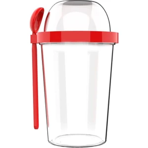 Capsule Kırmızı Bpa Içermez 550 ml Atıştırmalık Kabı