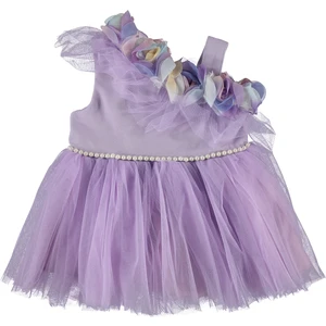 Civil Baby Kız Bebek Elbise 6-18 Ay Lila