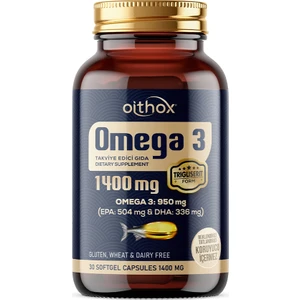 Omega 3 Balık Yağı 1400 Mg 30 Kapsül