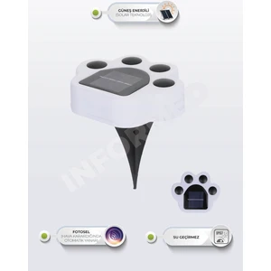 Güneş Enerjili Solar 5W Pati Desen