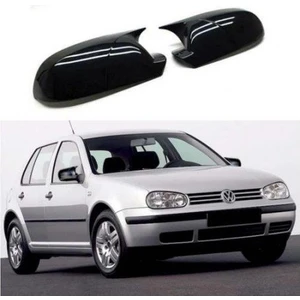 Vw Golf 4  1998-2003 Parlak Siyah Yarasa Ayna Kapağı