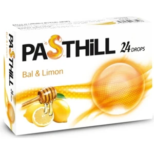 PASTHİLL BAL VE LİMON 24 LÜ DROPS KUTU