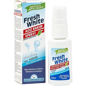 FRESH WHİTE AĞIZ BAKIM SPREYİ 30 ML