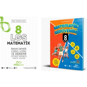 Sonsuz Enerji Yayınları LGS Matematik 12 Deneme & Soru Bankası 2' L I Set
