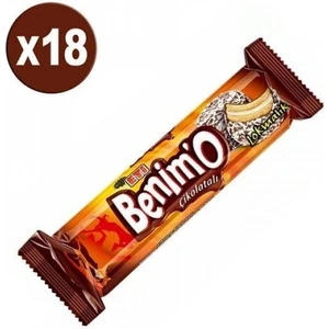 Benimo Çikolata Kaplı Hindistan Cevizli Bisküvi 18 Adet