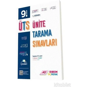 Esen Yayınları 2022 Üçrenk 9. Sınıf 1. Dönem Ünite Tarama Sınavları