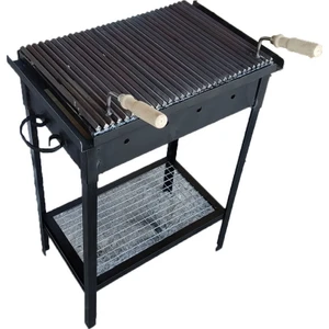 Ateş Tuğlalı Steak Döküm Izgaralı Mangal
