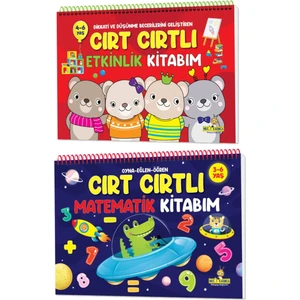 Yükselen Zeka 2 Kitap Set Dikkati ve Düşünme Becerilerini Geliştiren Cırt Cırtlı Etkinlik Kitabım