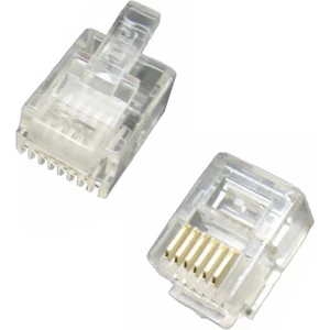 Q-K6P6C RJ11-RJ12 Telefon Soketi 100'lü Paket