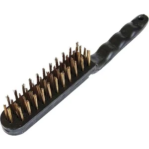 Tel Fırça Düz Plastik Gövde