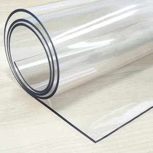 Pvc Şeffaf Kalın Masa Örtüsü Masa Koruma Kaydırmaz Kokusuz 1,4mm NET  KALINLIK 80-90-100-120CM Tüm Ölçüler