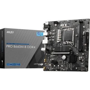 PRO B660M-B DDR4 DDR4 3200 MHz  DPx1 HDMIx1 USB3.2 mATX Anakart