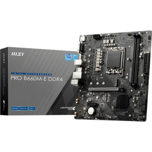 PRO B660M-E DDR4 DDR4 3200 MHz  DPx1 HDMIx1 USB3.2 mATX Anakart