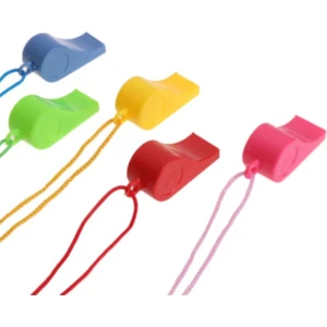 Bal10 Dünyası Plastik Ipli Plastik Düdük Karışık Renk 5 Adet