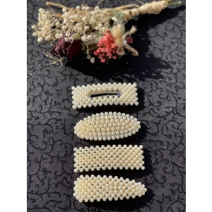 Çelik Online Kadın Toka  Çıtçıt Inci Toka (4 Adet)