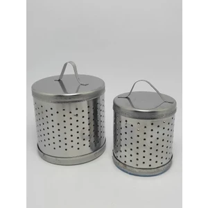 Büyük ve Küçük Metal Çay Süzgeci 2'li Set