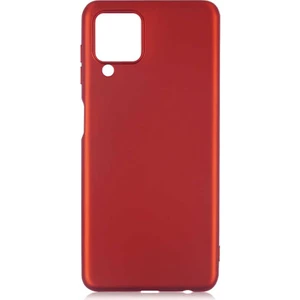 Tekno Grup Samsung Galaxy M32 Kılıf Mat Premium Silikon Kılıf Kırmızı