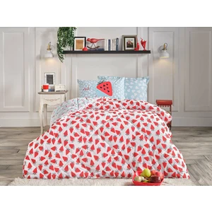 Doqu Home Strawberry Comforter Tek Kişilik Uyku Seti