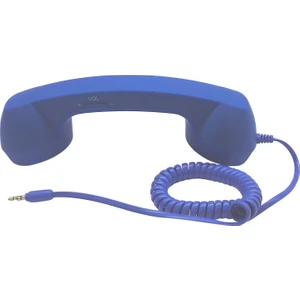 Vintage Cep Telefonu Ahizesi 3.5mm Şık Moda iPhone iPad Cep Telefonu Için Mavi (Yurt Dışından)