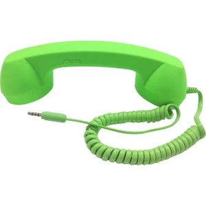 Vintage Cep Telefonu Ahizesi 3.5mm Şık Moda iPhone iPad Cep Telefonu Yeşil (Yurt Dışından)