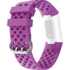 Fitbit Charge 3/4 Için Boş Kare Silikon Kayış Değiştirme Bileklik(Yurt Dışından)