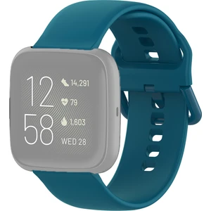 Fitbit Versa 2 / Versa / Versa Lite / Blaze Için 23MM Renkli Toka Silikon Bilek Kayışı Watch Band, Boyut: L