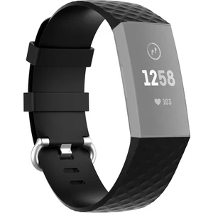 18MM Gümüş Renk Toka Tpu Bilek Kayışı Fitbit Charge 4 / Charge 3 / Charge 3 Se Için Watch Band, Boyut: S(Yurt Dışından)