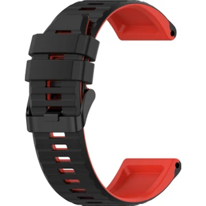 Garmin Fenix ​​3 Safir 26MM Silikon Karıştırma Renkli Saat Kayışı Için