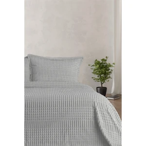 Merinos Modern Line 3 Parça Battaniye Seti - Açık Gri