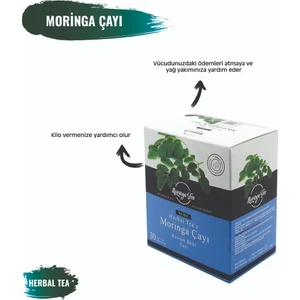 Moringa Çayı Moringalı 30 Adet Süzen Poşet Bikti Çayı