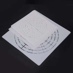Mandala Art Fabric Dot Mandala Teknik Şablon 3'lü Set Mandala Tekniğiyle Dot Mandala Yapmak Isteyenler Için