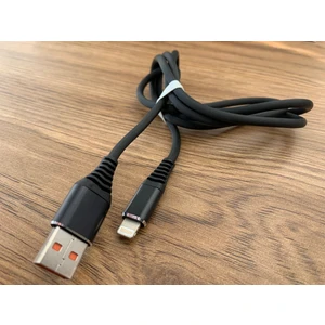 Ata Elektronik 2.4 Amper 1 Metre 1mt IPHONE USB Larj Kablosu Şarz Siyah Renk