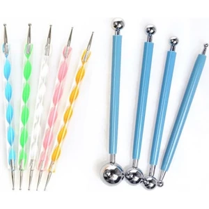 Mandala Art Fabric Dot Mandala Kalemleri 9 'lu Set